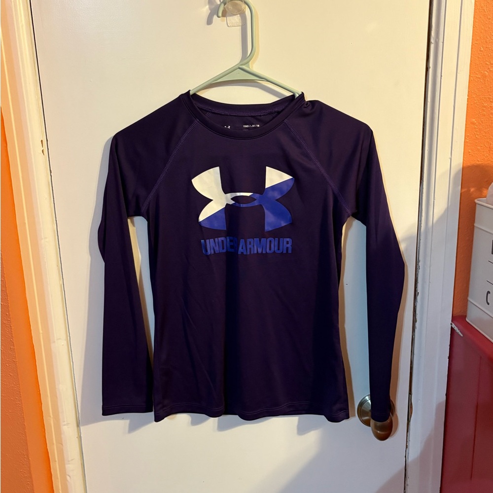 Under Armour Purple Long Sleeve Shirt
